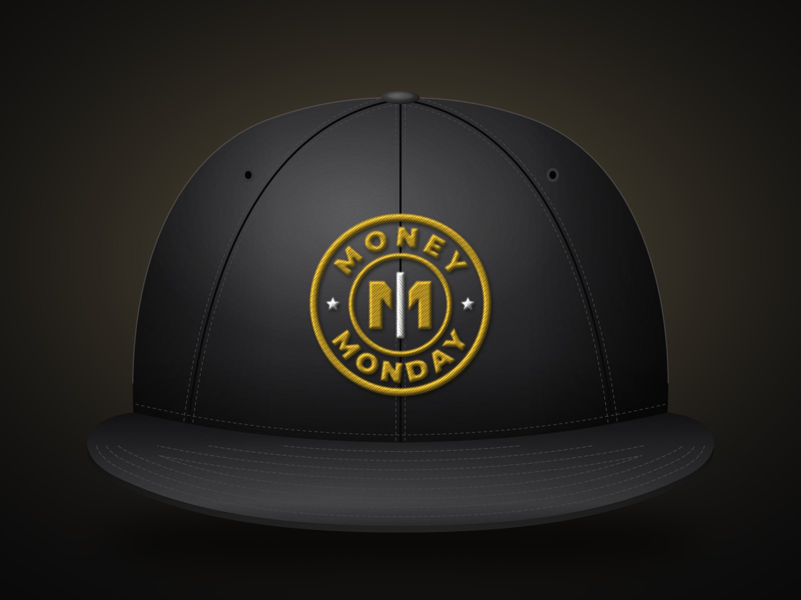 Emblem Cap, Classic Gold & White
